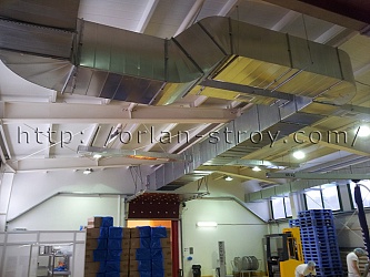 Расчёт и монтаж приточной вентиляции на заводе в Рогово